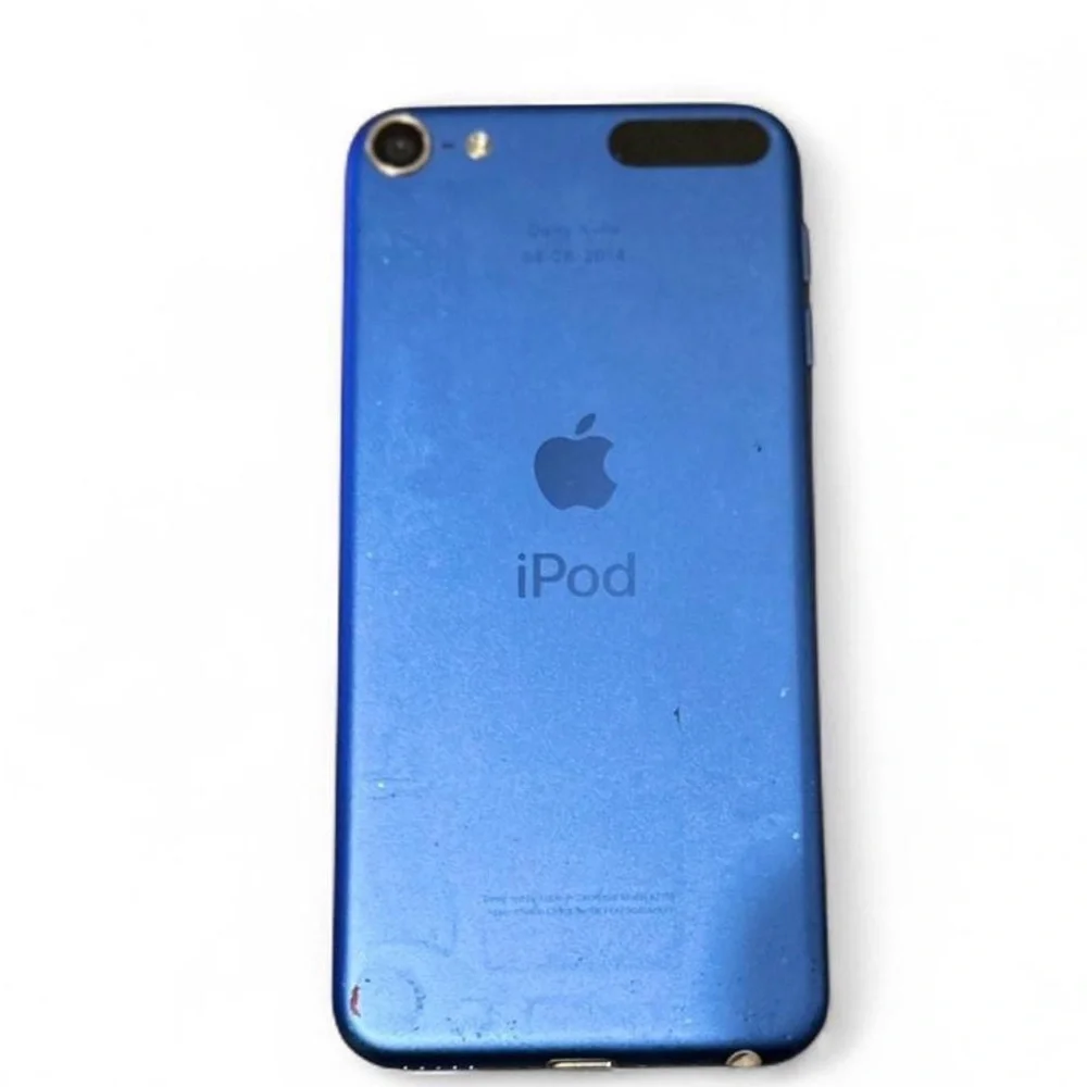 Apple iPod Touch 5th Gen Blue 32GB (Engraved) Locked Collectible Used Y2K